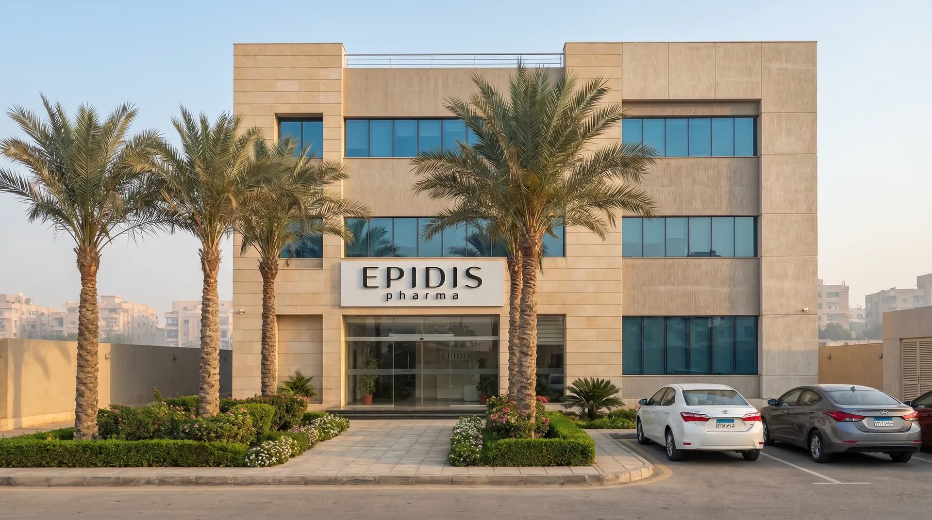 Epidis Pharma headquarters building in Cairo, Egypt