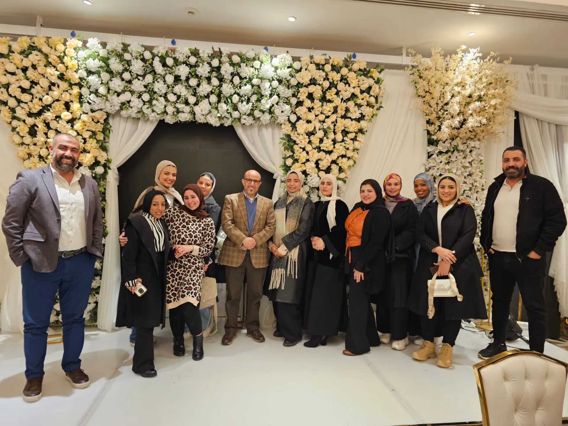 Dr. Ashraf with Epidis team members